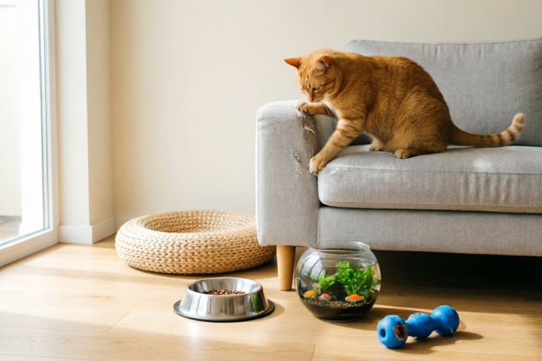 Why Does My Cat Scratch Furniture?