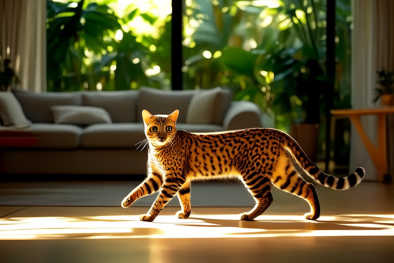 From Jungle to Living Room: A Journey with Bengal Cats