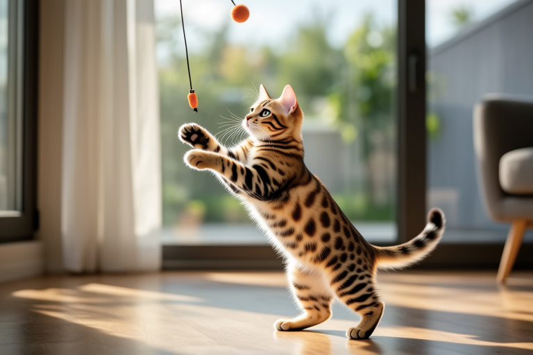 Adventures in Feline Fitness: Raising an Active Bengal Cat